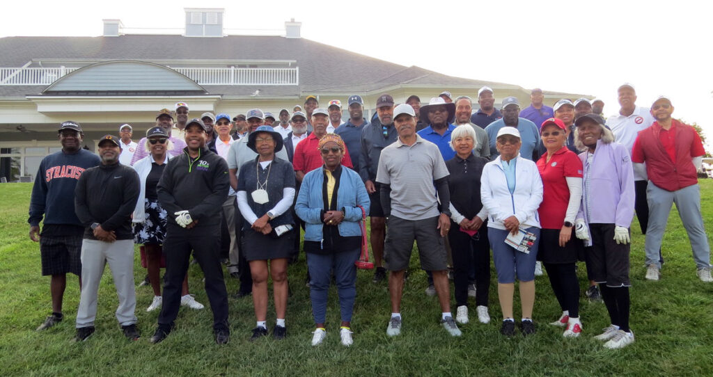 2022 charity golf tournament participants.